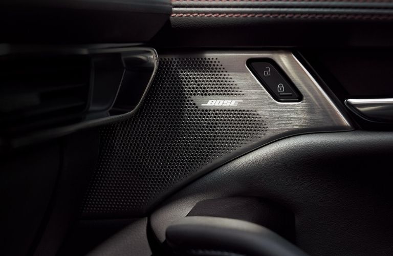 The BOSE 12-speaker stereo system in the Mazda3 Hatchback